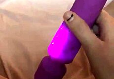 Princess Clover Vibes Tight Pussy to Gushing Cum