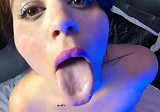 pretty goddess begs for your thick cum drenching her face