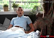 finally my virgin stepbrother's cock slides into my tight pussy for his first hardcore deflowering fuck