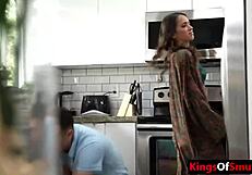 finally my virgin stepbrother's cock slides into my tight pussy for his first hardcore deflowering fuck