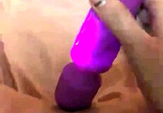 Princess Clover Vibes Tight Pussy to Gushing Cum