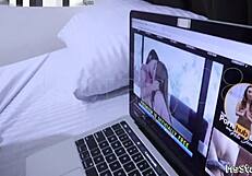 caught cousin watching porn now i fuck her tight filipina ass