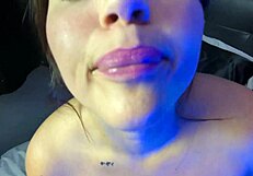 pretty goddess begs for your thick cum drenching her face