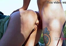 Lord of g-spot milf forest keeper gets wet outdoor spooning