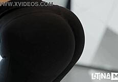 i crave my roommate stretching my yoga ass and pussy part 2