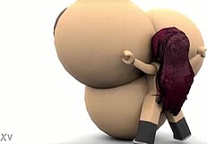 i tried roblox body inflation with big natural tits and moaning fetish