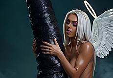 in this ai teaser ruth heaven falls to interracial demon gangbang bbc double penetration bukkake creampie