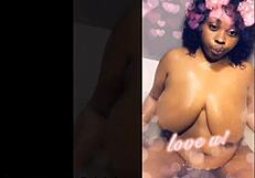 ebony bbw homemade compilation of big tits sucking bbc and fat ass fucking pov