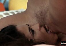 Petite Brunette Rims Tall Blonde's Ass Then Anal Fucks Her With Toy