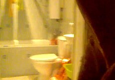 tranny masturbates hot shemale ass solo at home