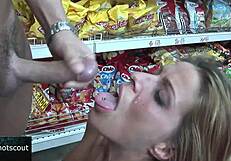 hey italian slut, bend over in the supermarket for my shaved pussy pounding
