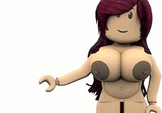 i tried roblox body inflation with big natural tits and moaning fetish