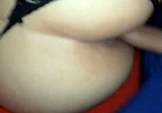 sexy colombian schoolgirl twerks fat ass and masturbates with dildo
