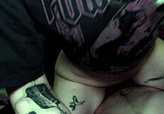 you know when she slips on stockings and shorts it's rough pounding time