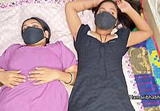 Craving Indian Wife's Steamy Threesome?