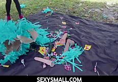Freya Von Doom's Tiny Teen Pussy Gets Fucked Hard!