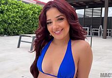 innocent neighbor vanessa sneaks pool for jmac's monster cock rip clothes sloppy fuck 😈