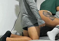 Watch This Hot Couple Pound Pussy Hard Living Room Action?