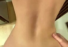 he pounds russian model's big tits ass doggy intense anal action