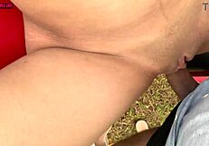 bareback pounding the farmer's youngest daughter's tight pussy!