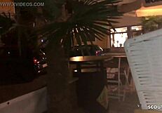 German Party Slut Licked by Strangers!