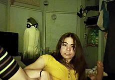 A Petite Brunette Enjoys Her Fun Night Away Segment