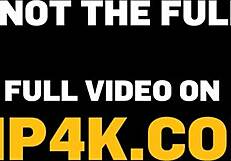vip4k cuckold husband watches wet horny wife pussy as birthday gift