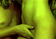 a slutty brunette milf dives into an outdoor threesome with anal creampie doggystyle and deepthroat action