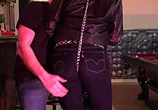 Cherry's Tight Jeans Spanked Hard by Dominant Husband