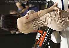 Ever wonder how hot a Seoul Korean racing girl gets in private?