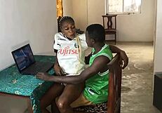 hardcore fucking my computer teacher with monster black cock quickie