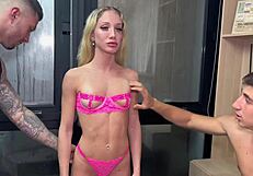 i can't believe this tiny argentinian clarii quinn took two monster cocks in dp anal