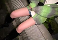 stunning japanese gym trainer nana rides cock cowgirl after booze