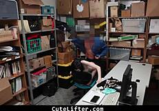 What Happens When LP Officer Catches Cute Teen Shoplifter?