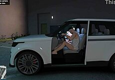Damn! GTA 5 Hooker Delivers Wild Car Prostitute Fuck Service!