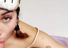 dirty-talking marina gold rides small cock in horny roleplay cowgirl