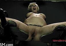 Bound angel submits fully to rough cock sucking and hardcore fucking