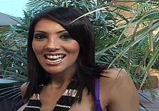 yasmine lafitte screams as huge cock violently anal pounds her tight ass
