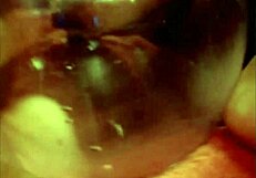 Amateur girl pees on outdoor public webcam close up