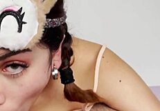 dirty-talking marina gold rides small cock in horny roleplay cowgirl