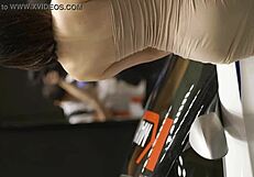 Ever wonder how hot a Seoul Korean racing girl gets in private?