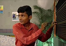  electrician boy bends beautiful indian wife over for passionate pussy pounding