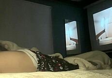 stepbro invites me movie ends with creampie doggy on his huge cock