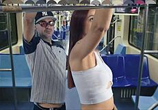 alone on bus stranger approaches hot passenger for wild roleplay!!