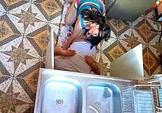 damn plumber fucked my unfaithful wife rough in kitchen