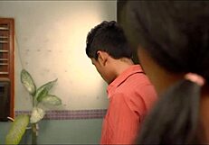  electrician boy bends beautiful indian wife over for passionate pussy pounding
