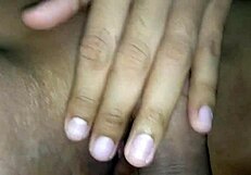 hey check her shaved tight wet pussy creampie action up close