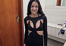 I sneak into stepsis bedroom at night to silently fuck her while hubby's asleep nearby