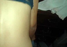 married office colleague bends over fucked overtime at night in sexy submissive position