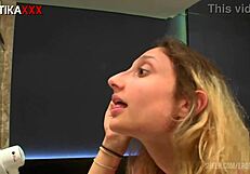 Sadira hotwife gets steamy backstage with curvy blonde vibes